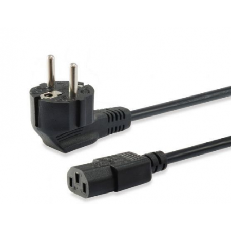 CABO ALIMENTAÇÃO COMPUTADOR SCHUKO ANGLED / IC 60320 (C13) 3MT